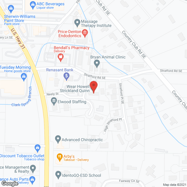 HGA Home Health Decatur in google map