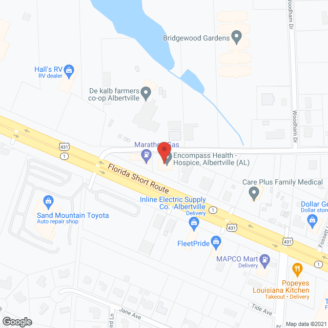 Alacare Home Health & Hospice in google map
