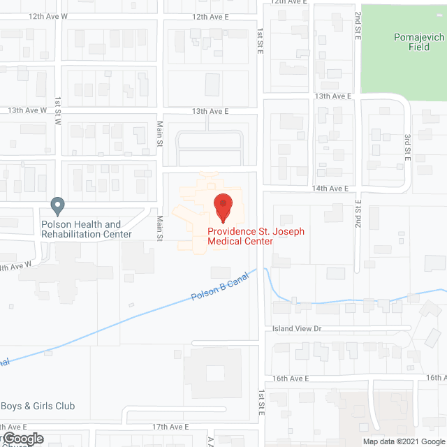 St Joseph Hospital in google map