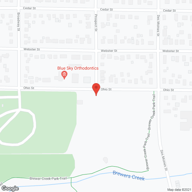Hamilton Hospital in google map