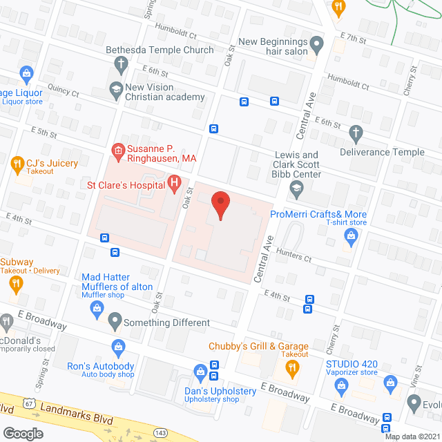 Saint Anthony's Adult Day Svc in google map