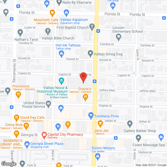Casa De Vallejo in google map