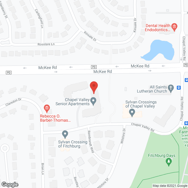 Chapel Valley Senior Housing in google map