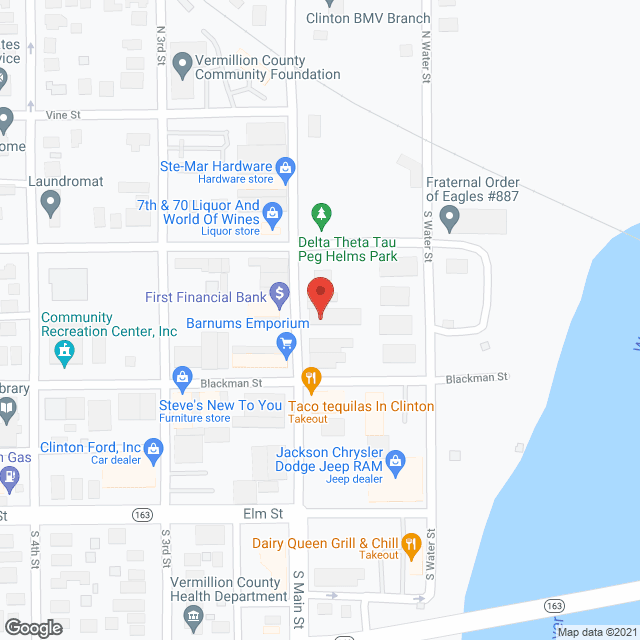 Rivers Edge Apartments in google map