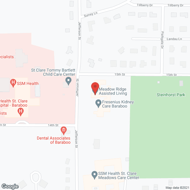 Meadow Ridge Assisted Living in google map