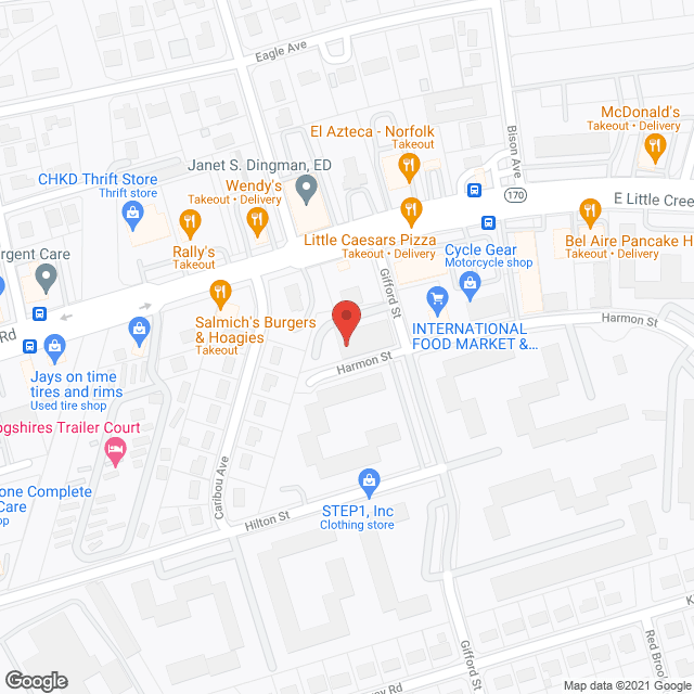 Commonwealth Memory Care at Norfolk in google map