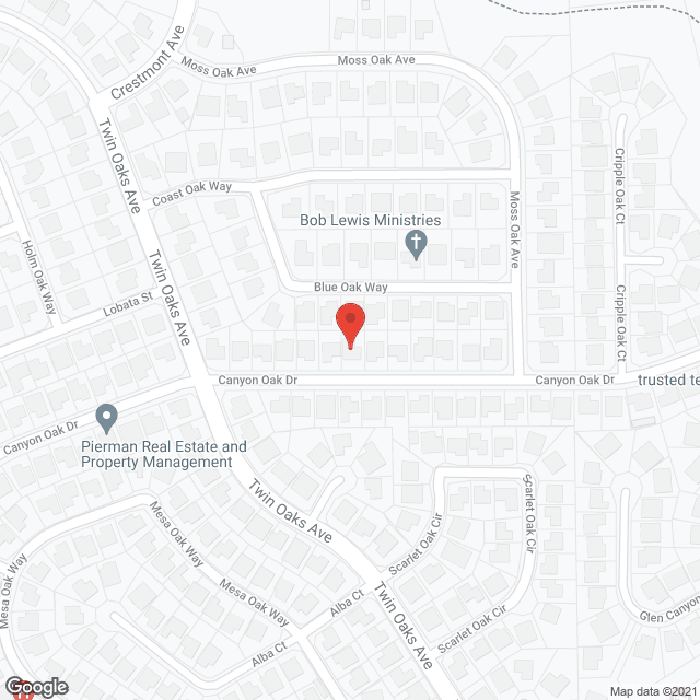 Canyon Oak II Home Care in google map