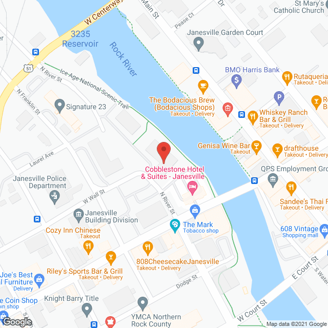 River Place in google map