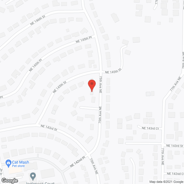 JoyTera Care Homes in Kirkland in google map