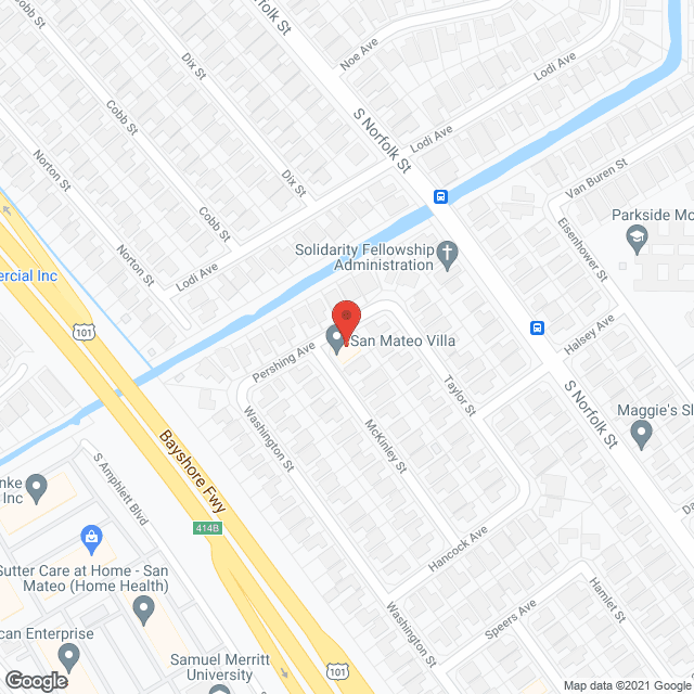 San Mateo Villa in google map
