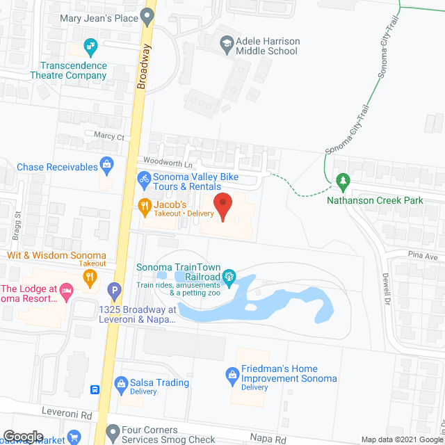 Sonoma Healthcare Center in google map