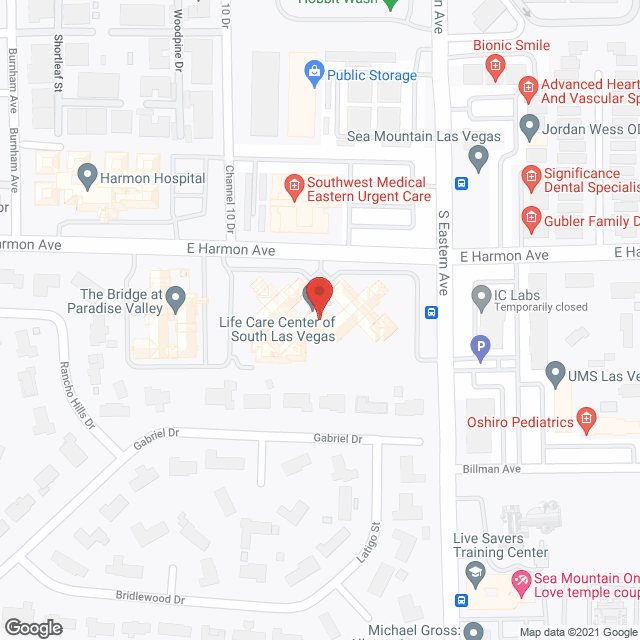 Life Care Center of Paradise Valley in google map