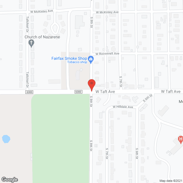Fairfax Manor in google map