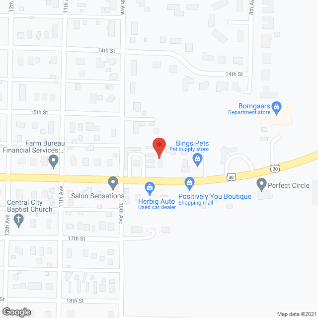 Central Assisted Living Inc in google map