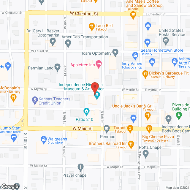 Gansel House in google map