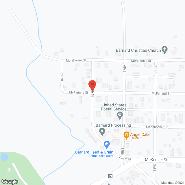 Barnard Housing in google map