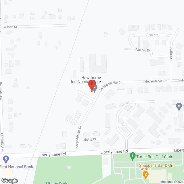Liberty Village of Danville in google map