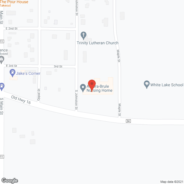 Aurora-Brule Nursing Home in google map