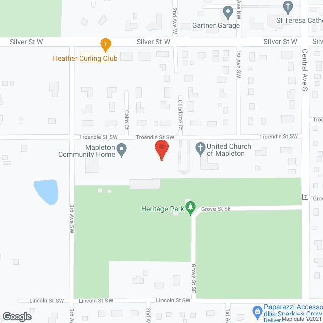 Mapleton Community Home in google map
