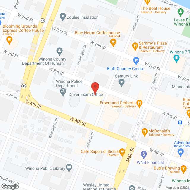 Kensington in google map