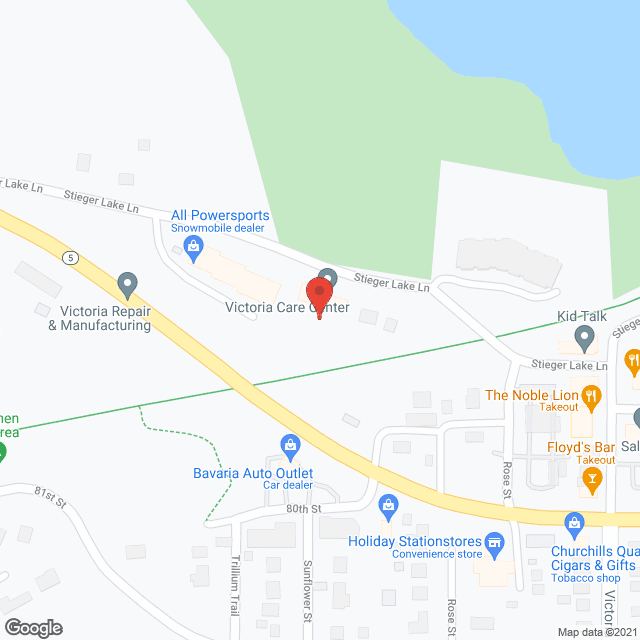 Victoria Care Center in google map