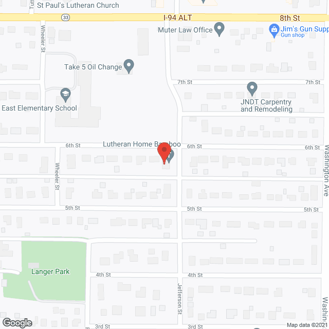 Lutheran Home Baraboo in google map