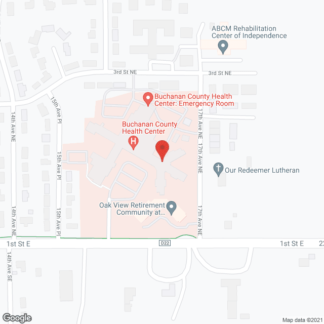 PEOPLES Memorial Hospital in google map