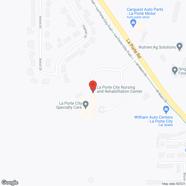 La Porte City Nursing and Rehab in google map