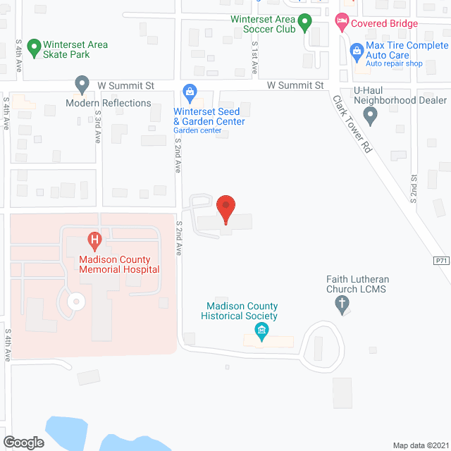 Winterset Care Ctr South in google map
