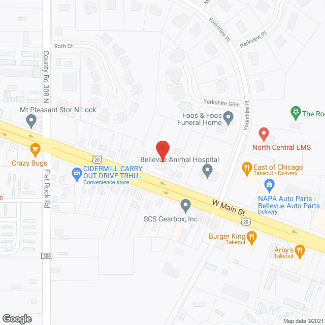 Extended Family Adult Care Ctr in google map