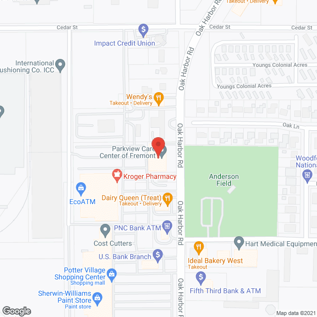 Parkview Care Ctr in google map