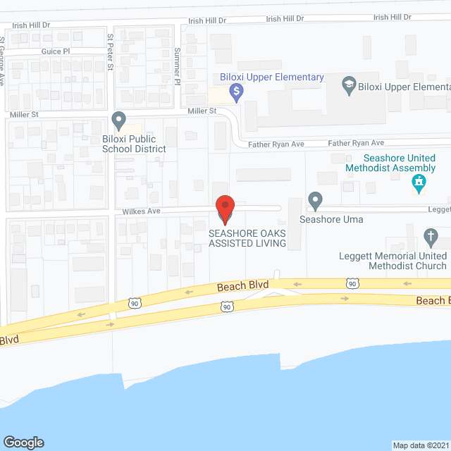 Seashore Oaks Assisted Living in google map