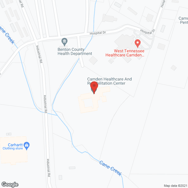 Camden Healthcare and Rehabilitation Center in google map