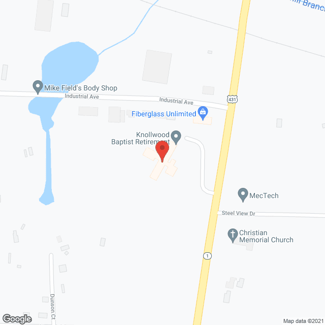 Knollwood Baptist Retirement in google map