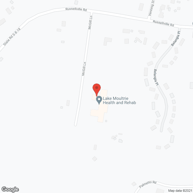 Lake Moultrie Nursing Home in google map