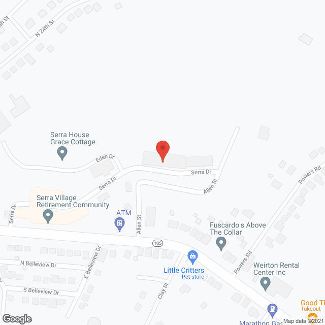 Serra Manor in google map