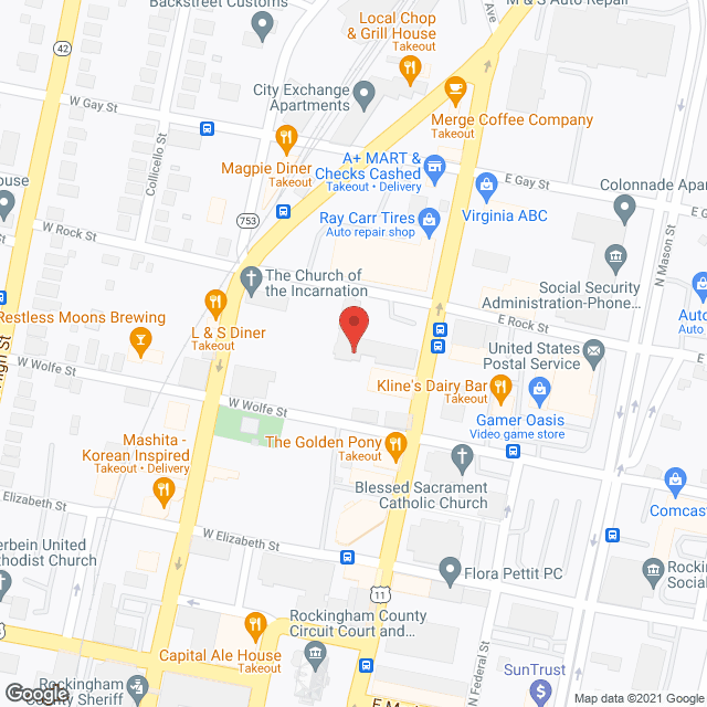 Lineweaver Apartments in google map
