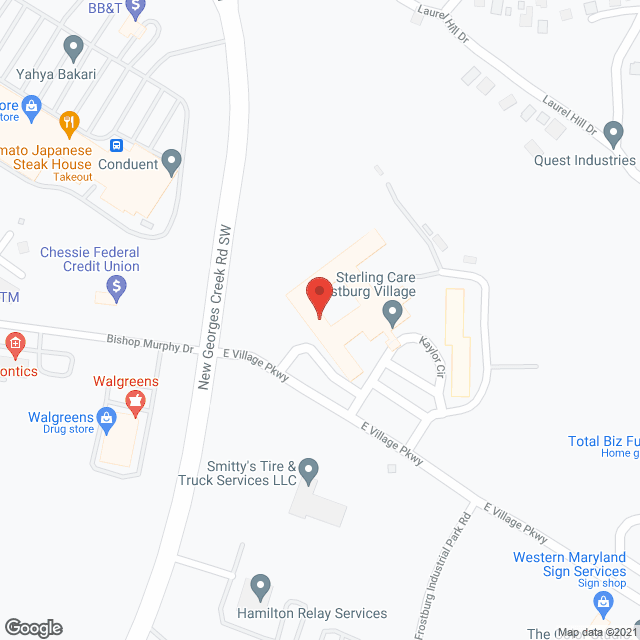 Sterling Care At Frostburg Village in google map