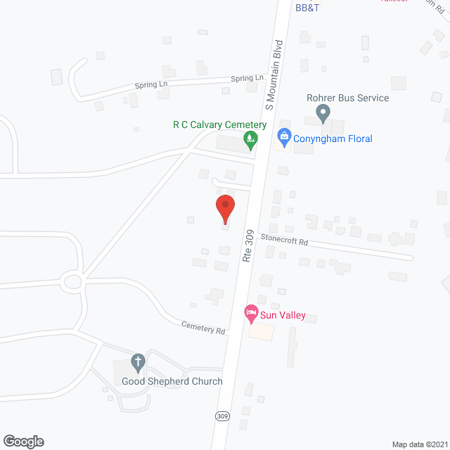Conyngham Care Ctr in google map