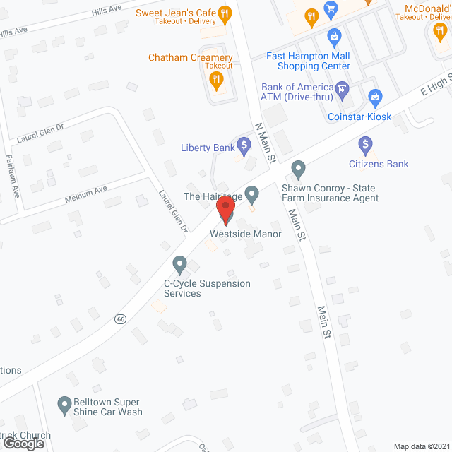 Westside Manor in google map