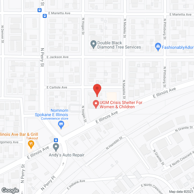Union Gospel Mission Crisis Shelter for Women and Children in google map