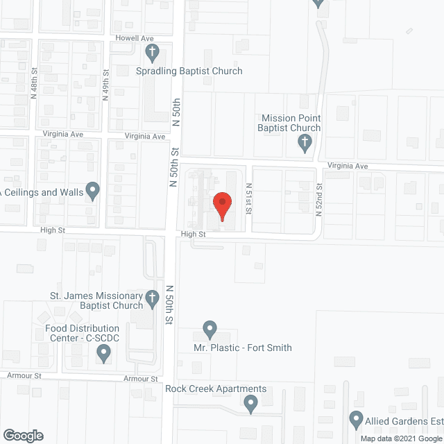 Fort Smith Healthcare & Rehab in google map
