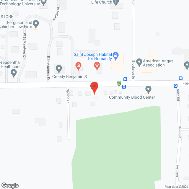 Choices of St Joseph Inc in google map