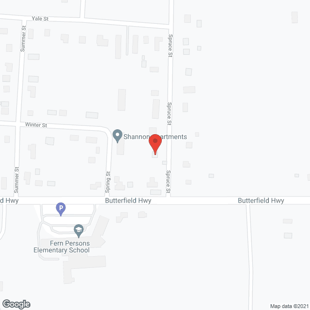 Shannon Apartments in google map