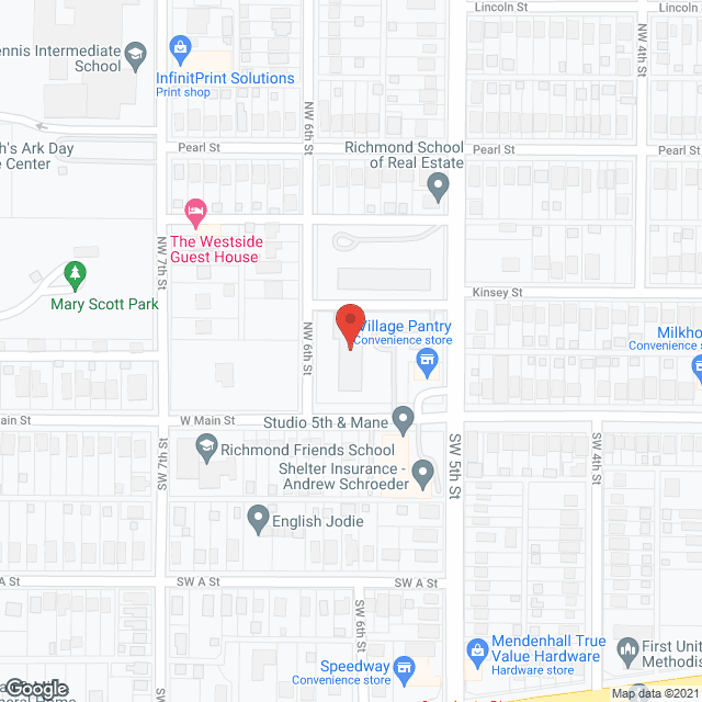 Interfaith Apartments in google map