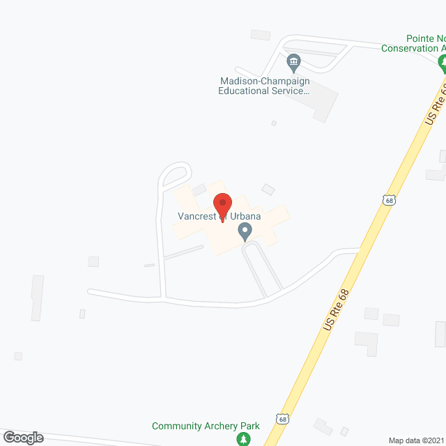 Vancrest of Urbana in google map