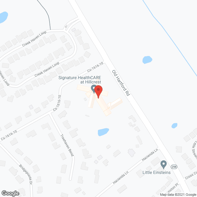 Hillcrest Health Care Center in google map