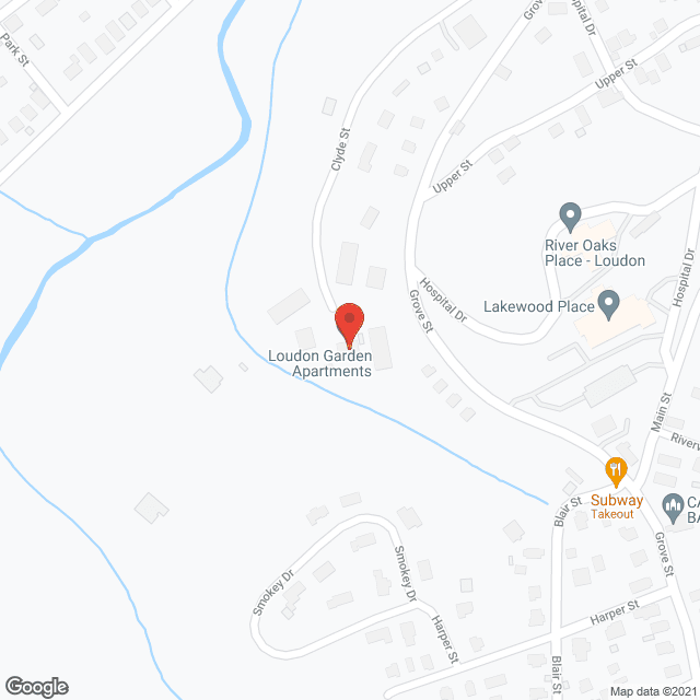 Loudon Garden Apartments in google map