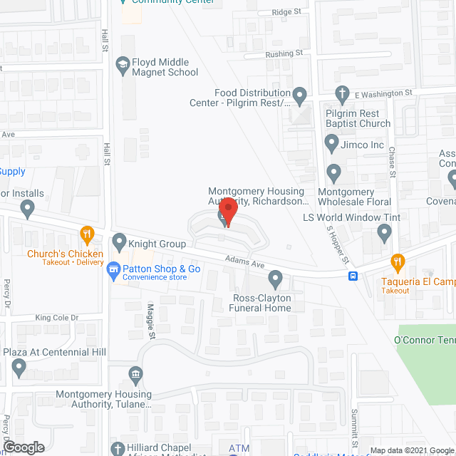 Richardson Terrace Housing in google map