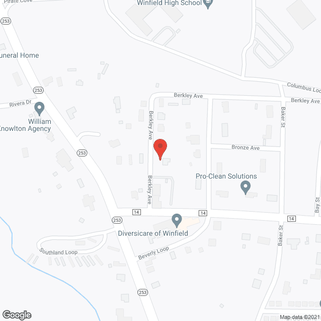 Berkley House in google map